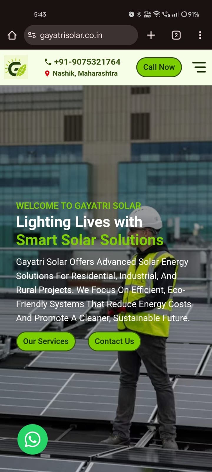 Gayatri Solar Energy - Screenshot 4