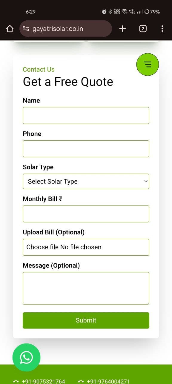 Gayatri Solar Energy - Screenshot 5