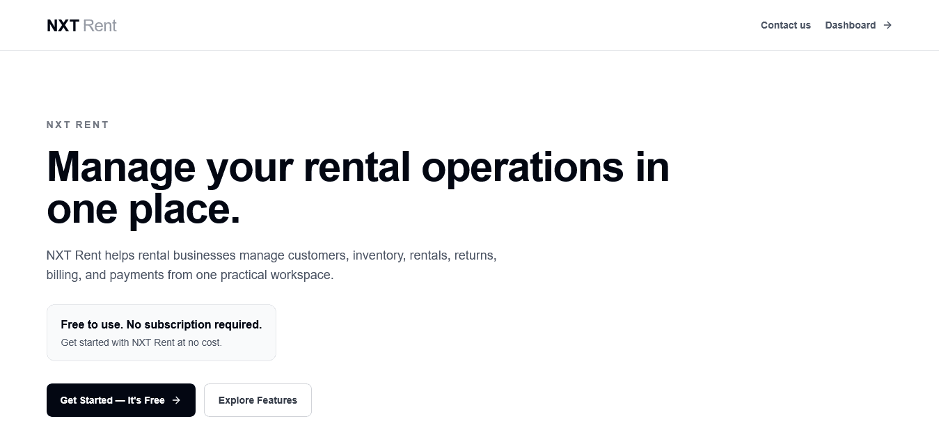 NXT Rent